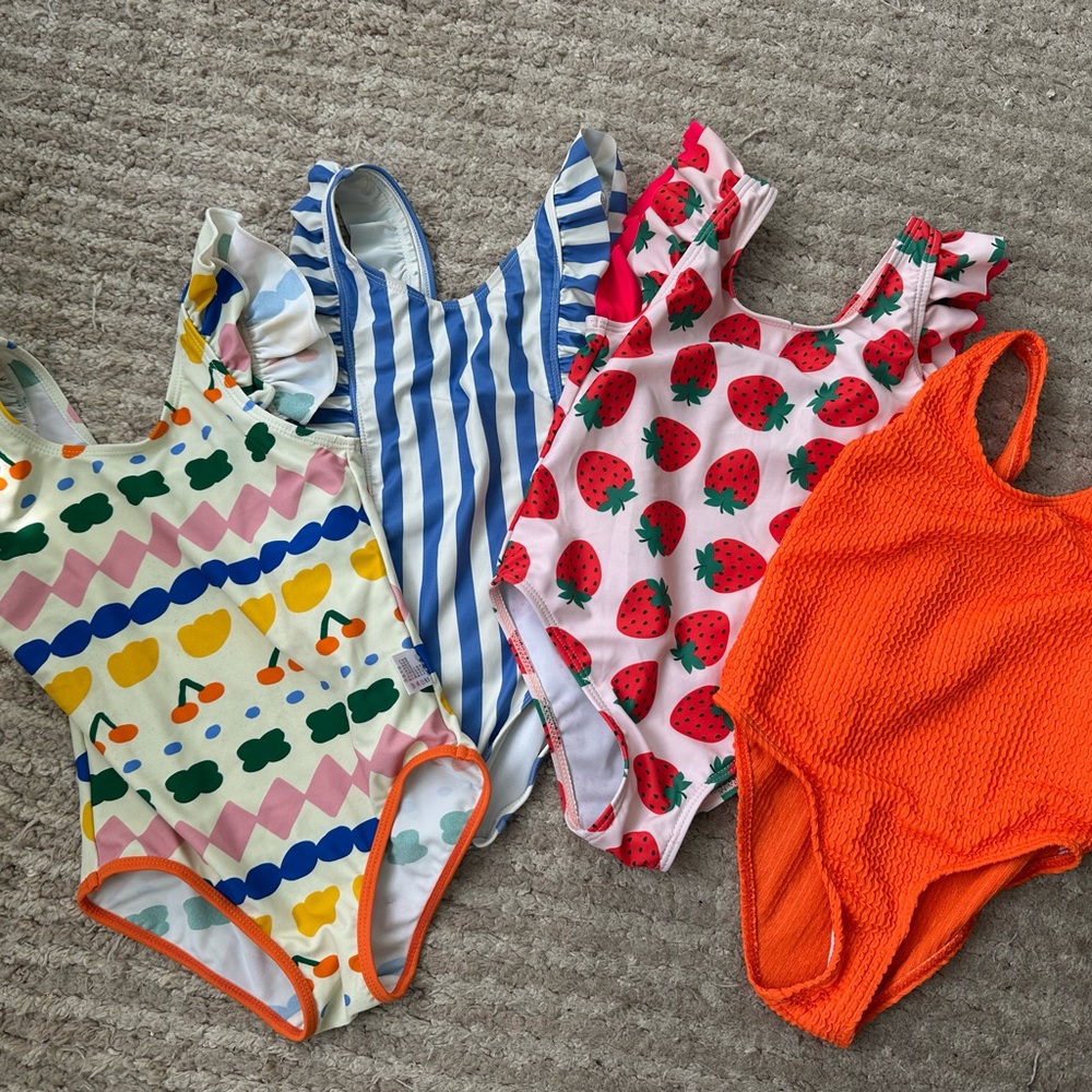 4 Girls Bathing Suits
